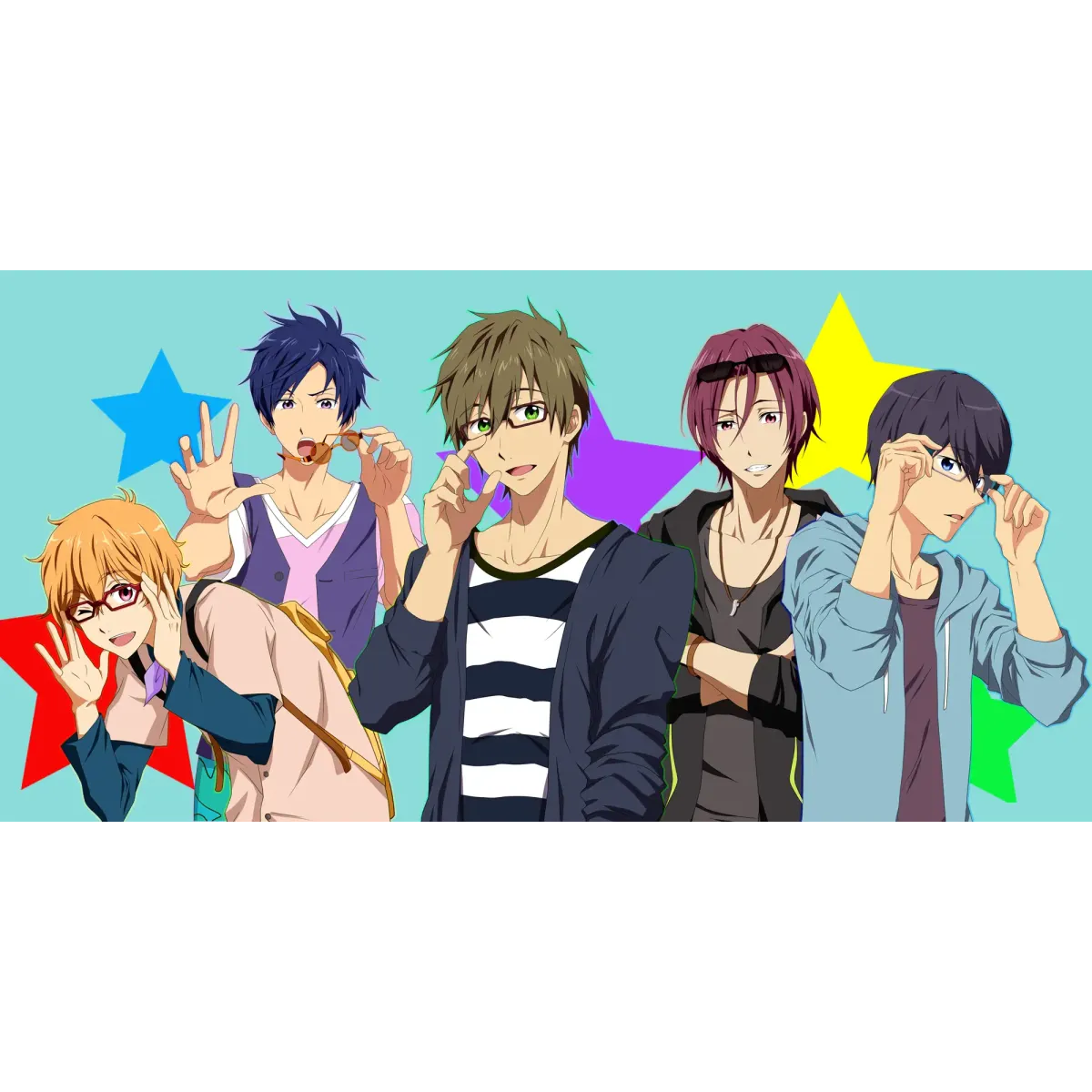 Anime Free!r Mouse Pad (Desk Mat)