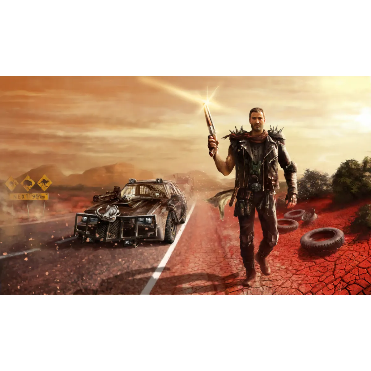 Movie Mad Max  Mouse Pad (Desk Mat)