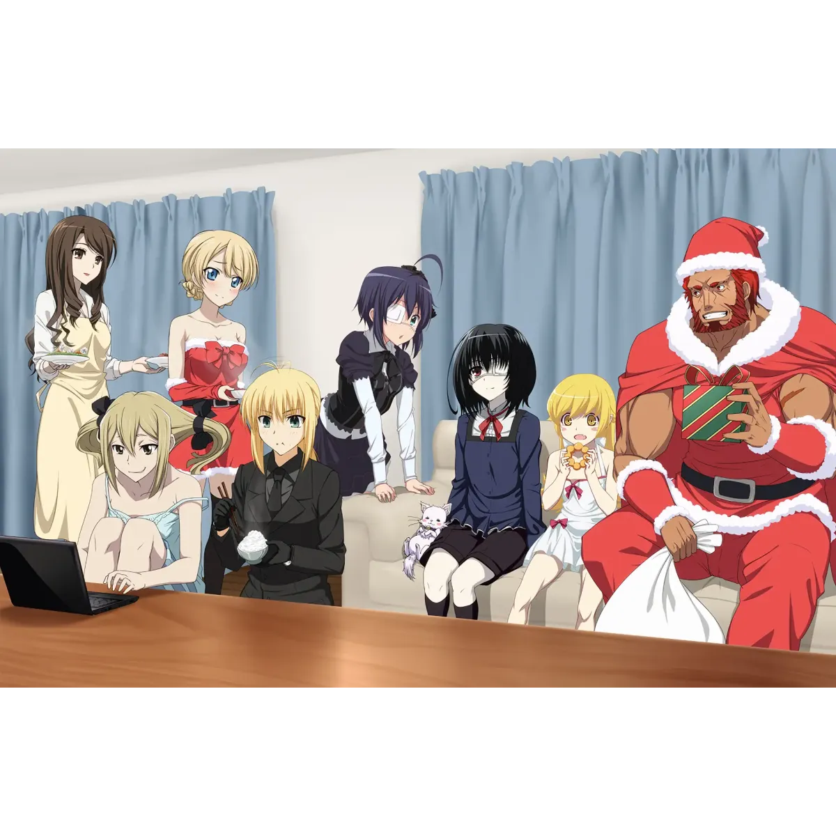 Anime Crossover  Mouse Pad (Desk Mat)