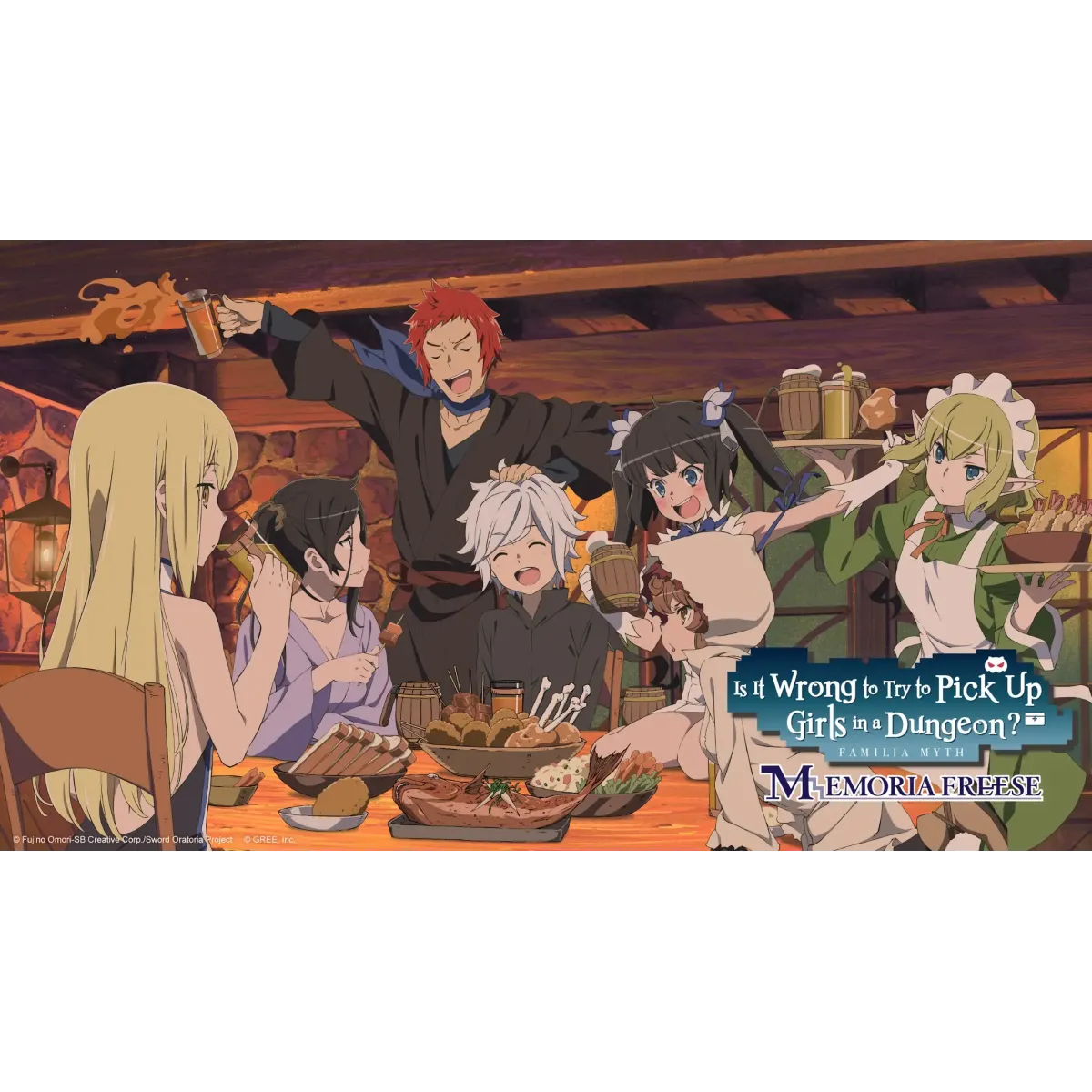 Is It Wrong to Try to Pick Up Girls in a Dungeon? Bell Cranel, Hestia, Liliruca Arde, Welf Crozzo  Mouse Pad (Desk Mat)