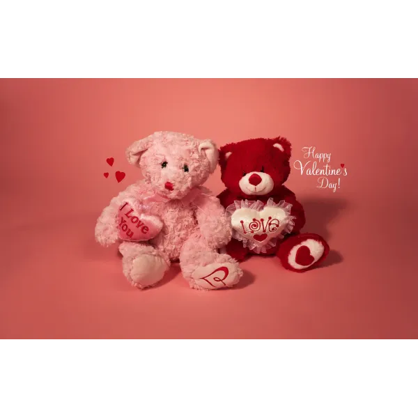 Teddy Bears For My Valentine Mouse Pad (Desk Mat)