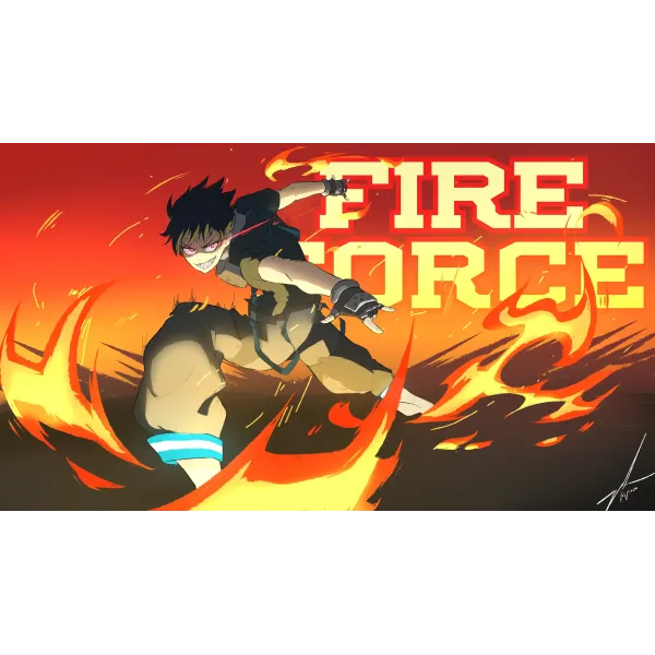 Anime Fire Force  Mouse Pad (Desk Mat)