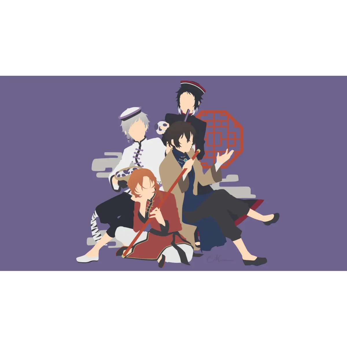 Anime Bungou Stray Dogs  Mouse Pad (Desk Mat)