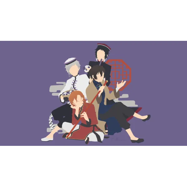 Anime Bungou Stray Dogs  Mouse Pad (Desk Mat)