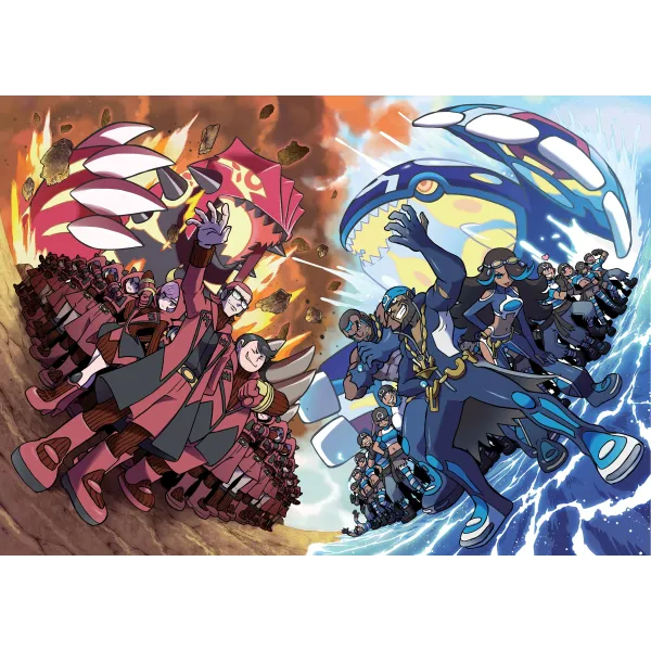 Team Aqua Vs Team Magma Mouse Pad (Desk Mat)