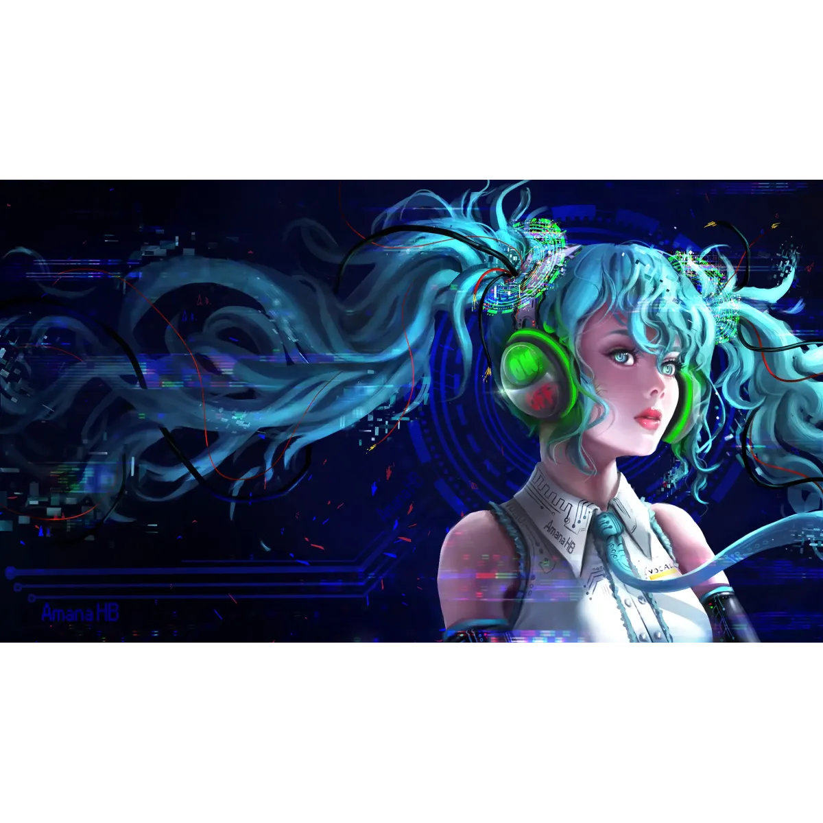 Hatsune Miku  Mouse Pad (Desk Mat)