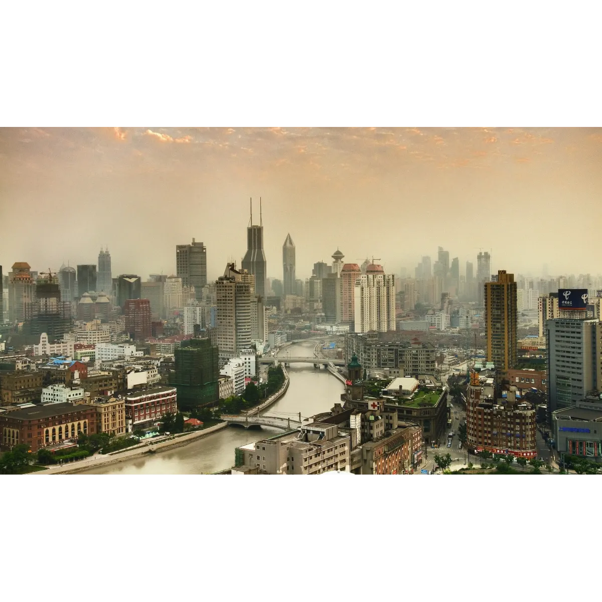 Man Made Shanghai Mouse Pad (Desk Mat)