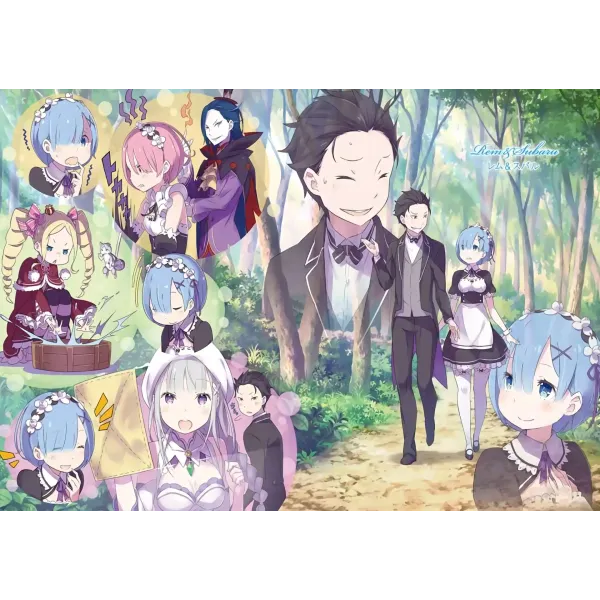 Anime Re:ZERO -Starting Life in Another World-  Mouse Pad (Desk Mat)