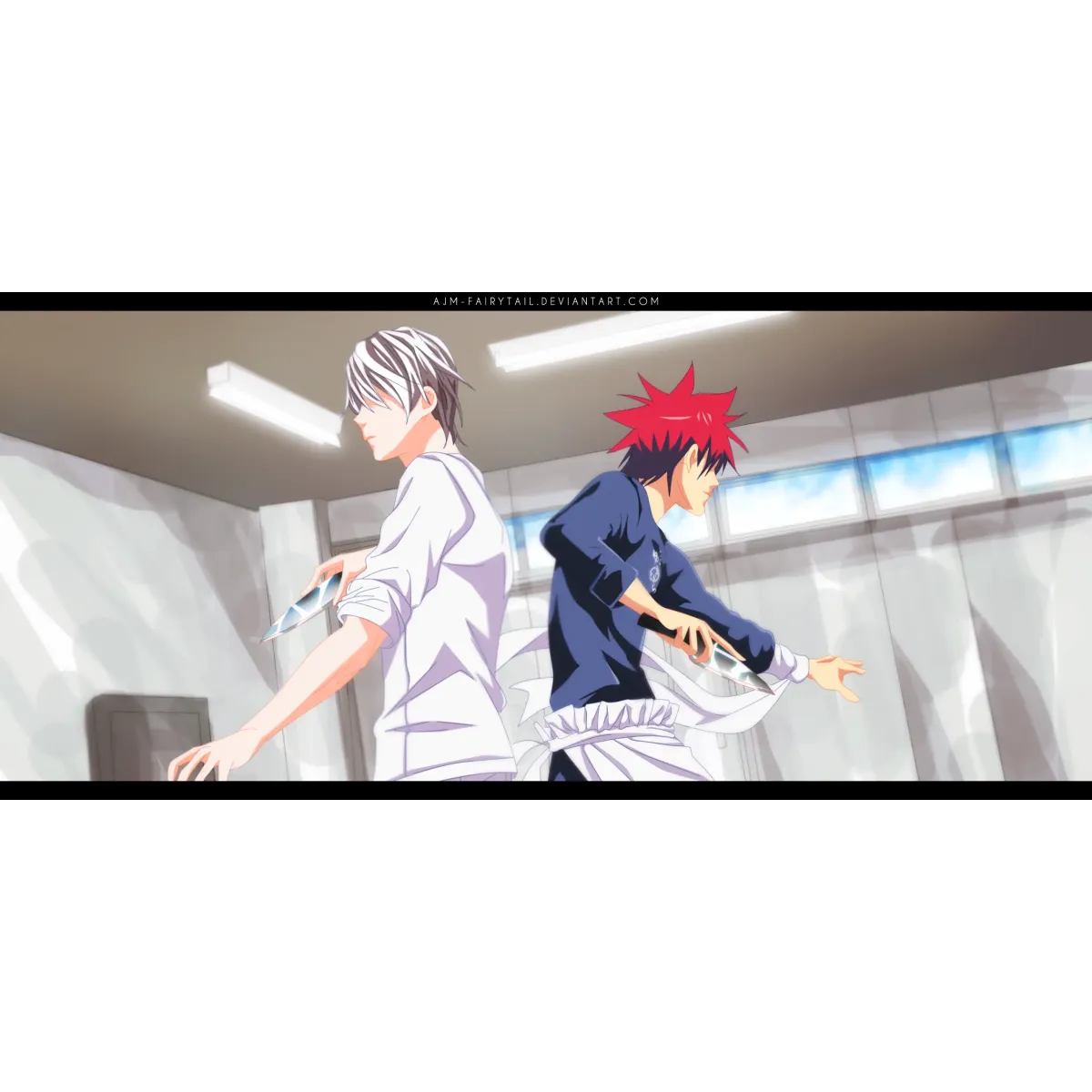 Anime Food Wars: Shokugeki no Soma  Mouse Pad (Desk Mat)