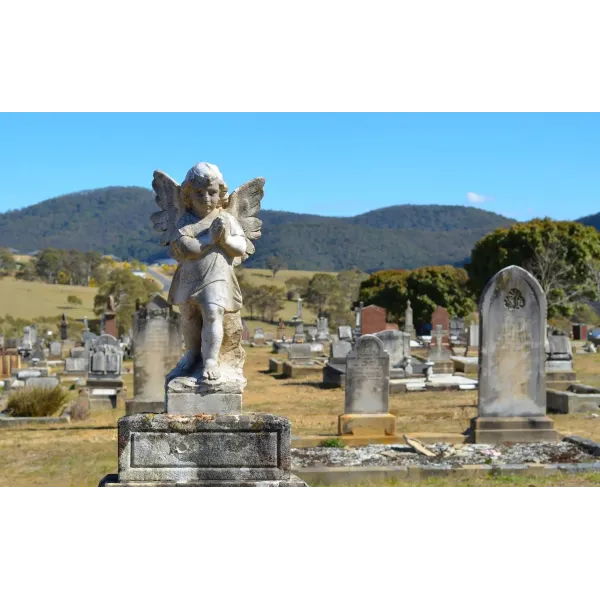 Lithgow Cemetery NSW  Mouse Pad (Desk Mat)