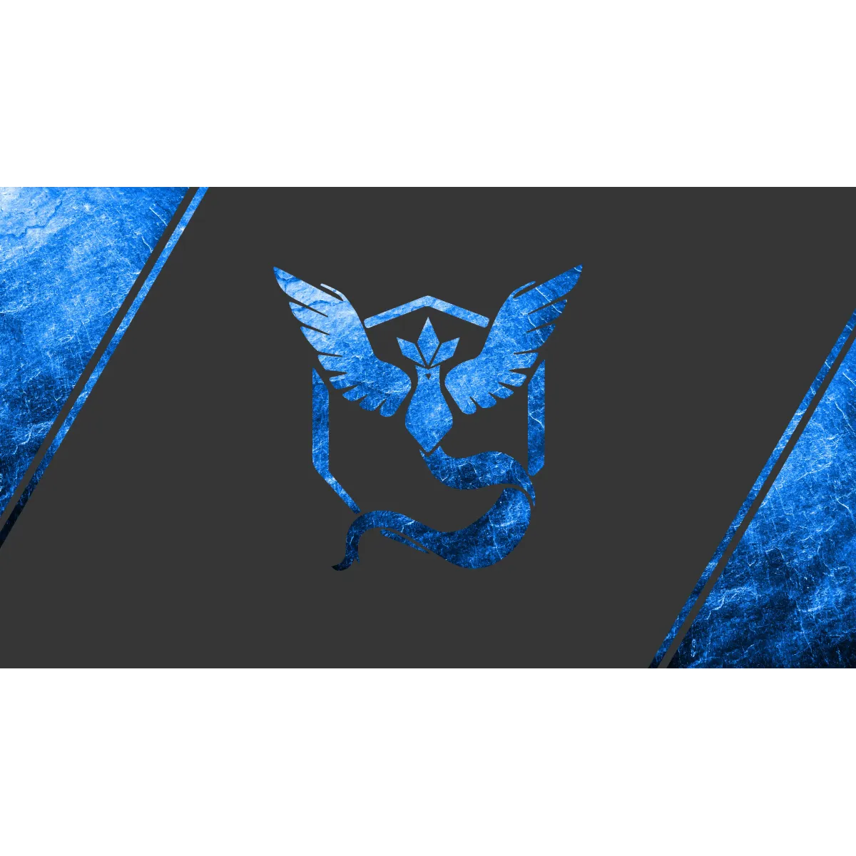 Team Mystic Texture - No Words  Mouse Pad (Desk Mat)