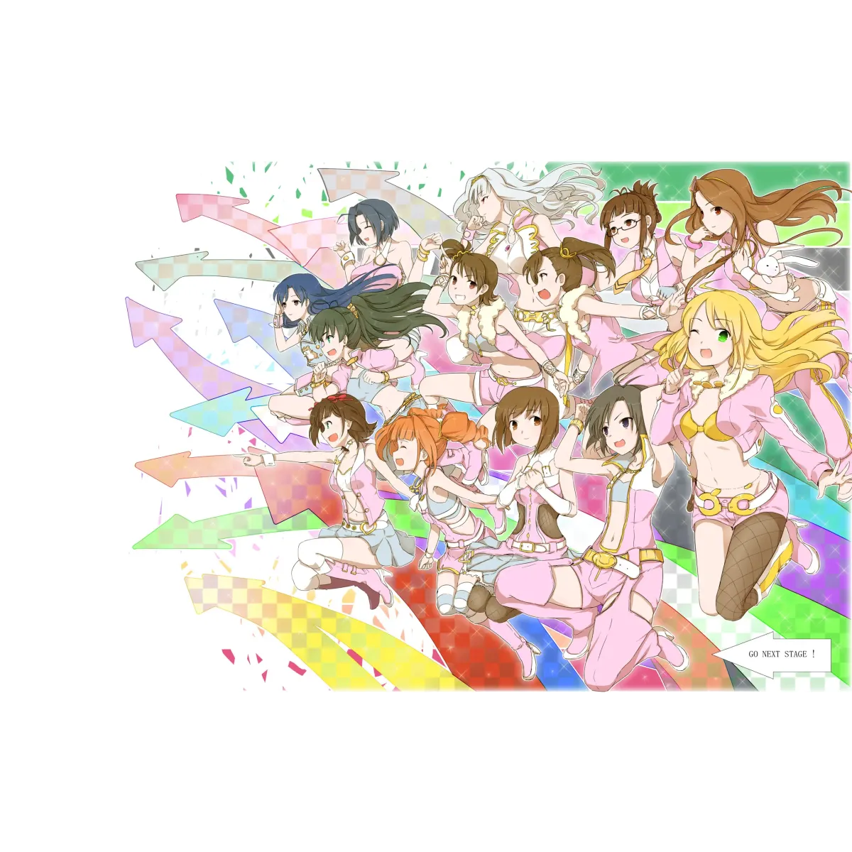 Anime The iDOLM@STER Mouse Pad (Desk Mat)