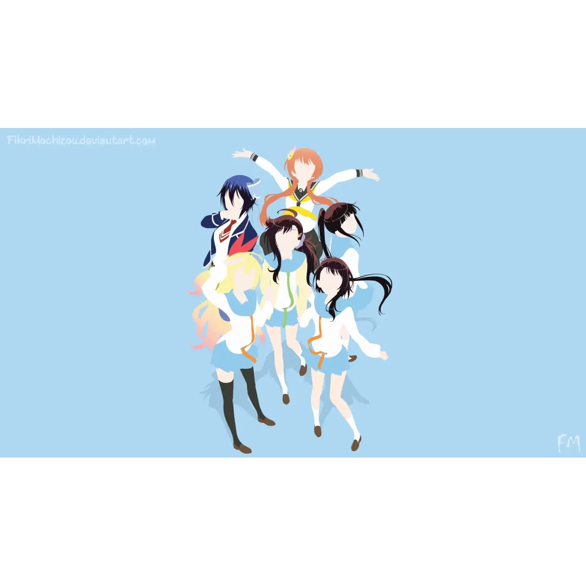 Anime Nisekoi  Mouse Pad (Desk Mat)