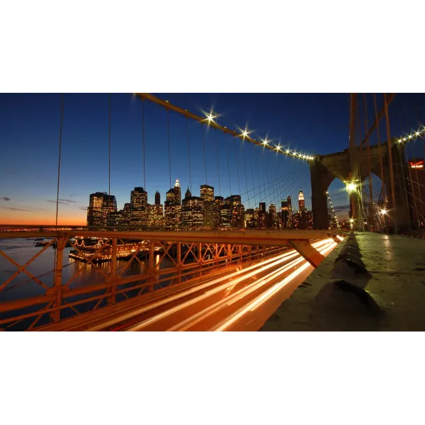 Man Made Brooklyn Bridge Mouse Pad (Desk Mat)