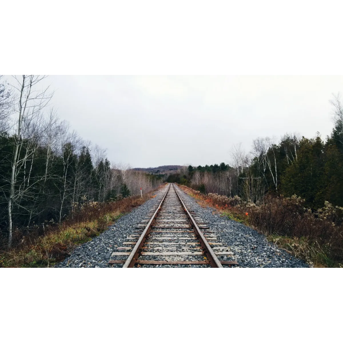 Man Made Railroad Mouse Pad (Desk Mat)