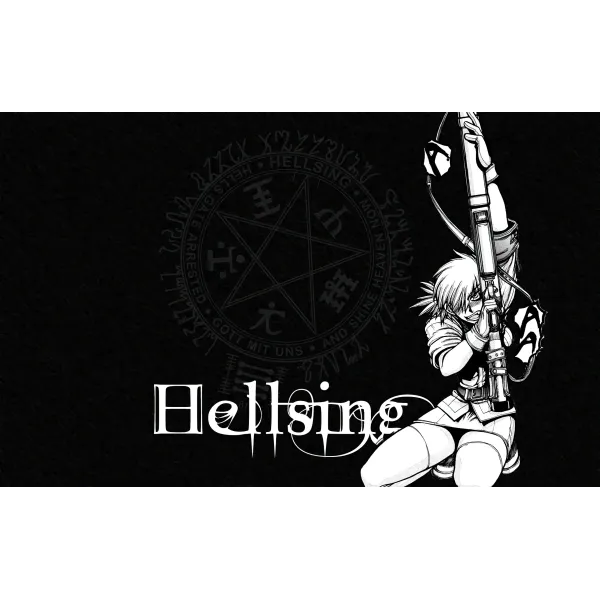 Anime Hellsing  Mouse Pad (Desk Mat)