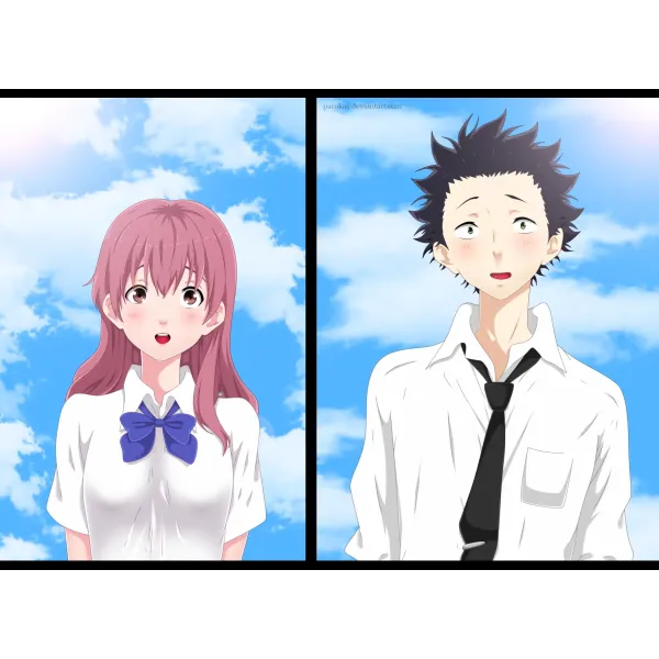 Anime Koe No Katachi  Mouse Pad (Desk Mat)