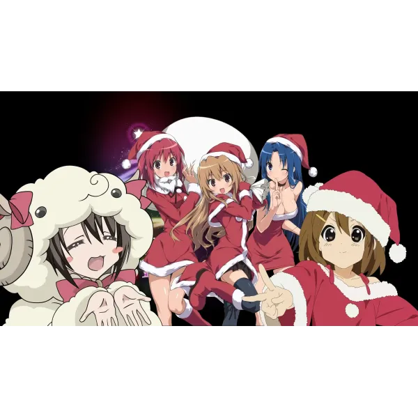 Anime Christmas  Mouse Pad (Desk Mat)