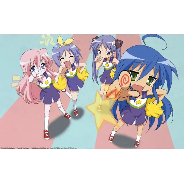 Anime Lucky Star Mouse Pad (Desk Mat)