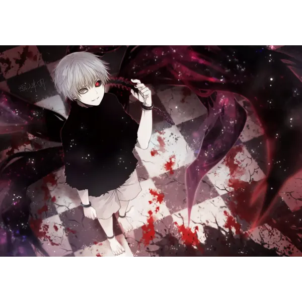 Tokyo Ghoul Ken Kaneki  Mouse Pad (Desk Mat)