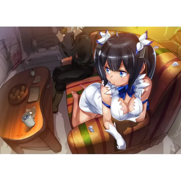 Bell and Hestia  Mouse Pad (Desk Mat)