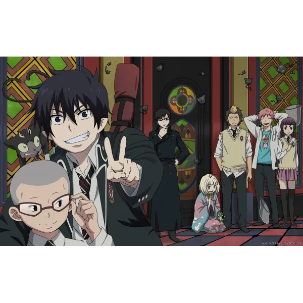 Ao No Exorcist  Mouse Pad (Desk Mat)