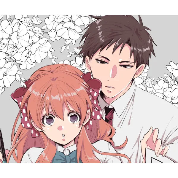 Monthly Girls' Nozaki-kun Chiyo Sakura, Umetarou Nozaki  Mouse Pad (Desk Mat)