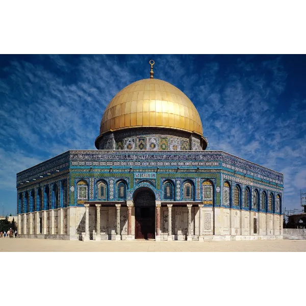 Al-Aqsa Mosque located in the Old City of Jerusalem Mouse Pad (Desk Mat)