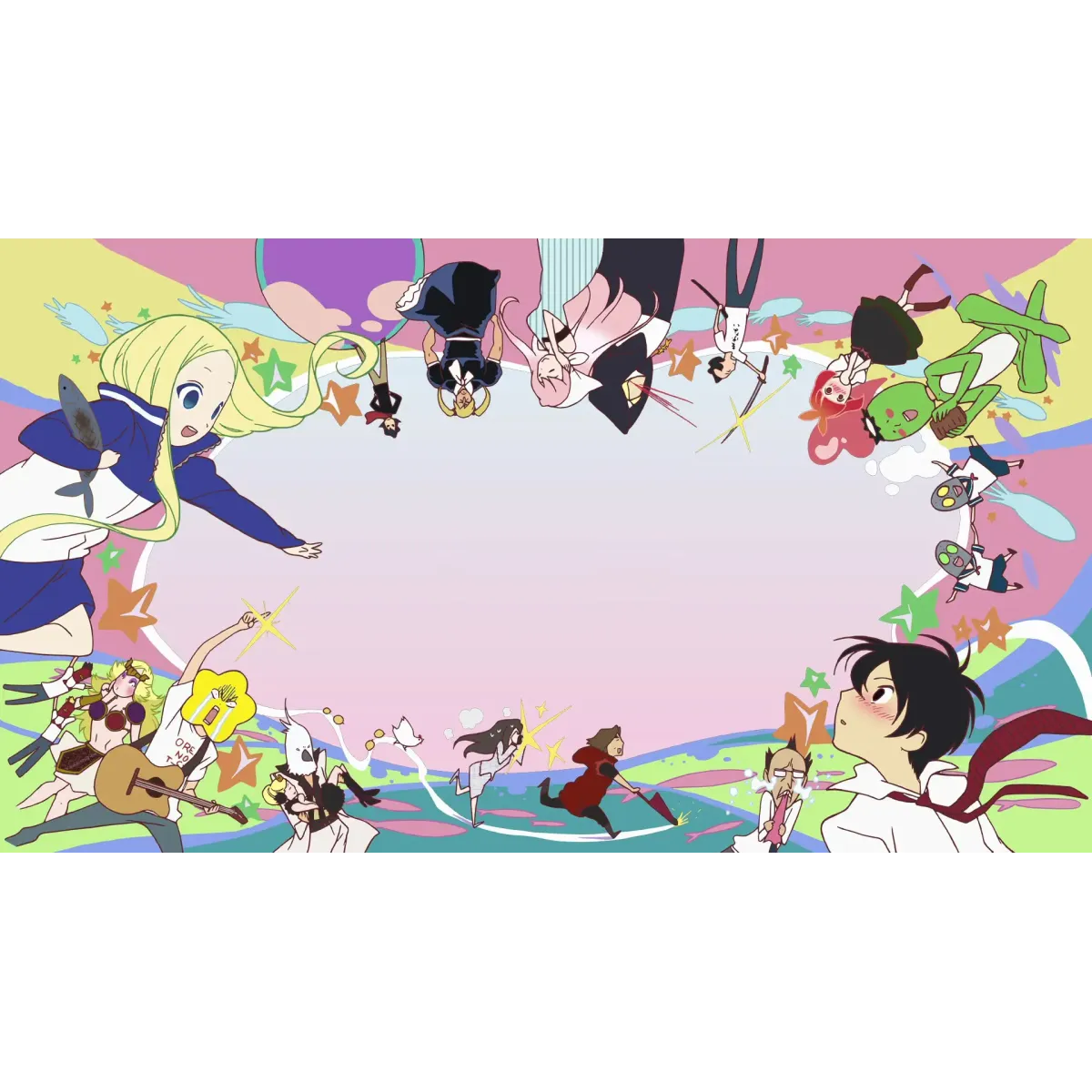 Anime Arakawa Under the Bridge  Mouse Pad (Desk Mat)