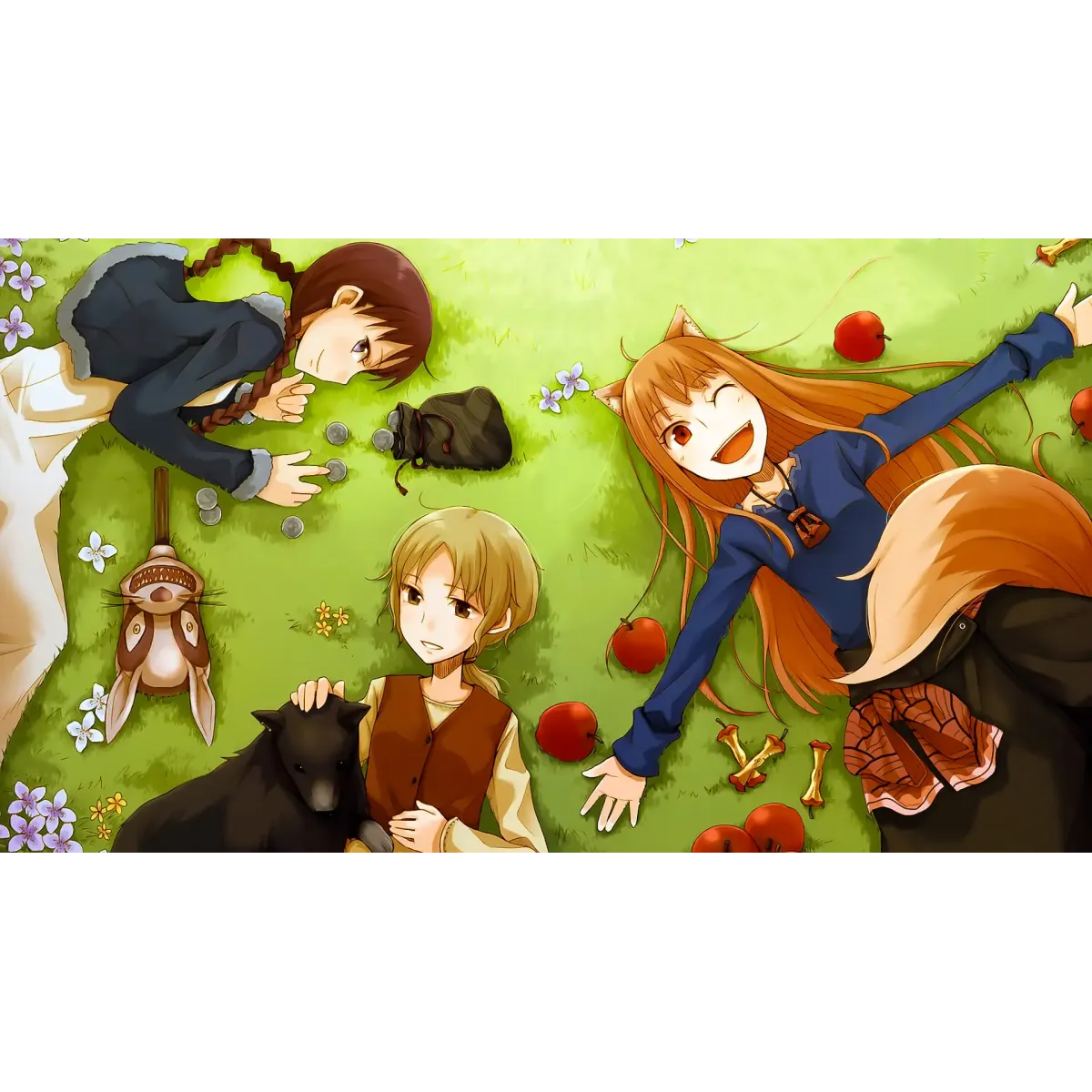 Spice And Wolf  Mouse Pad (Desk Mat)