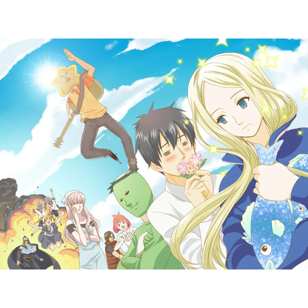 Anime Arakawa Under the Bridge  Mouse Pad (Desk Mat)