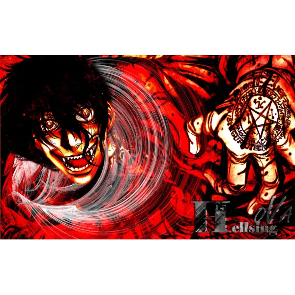 Anime Hellsing Mouse Pad (Desk Mat)