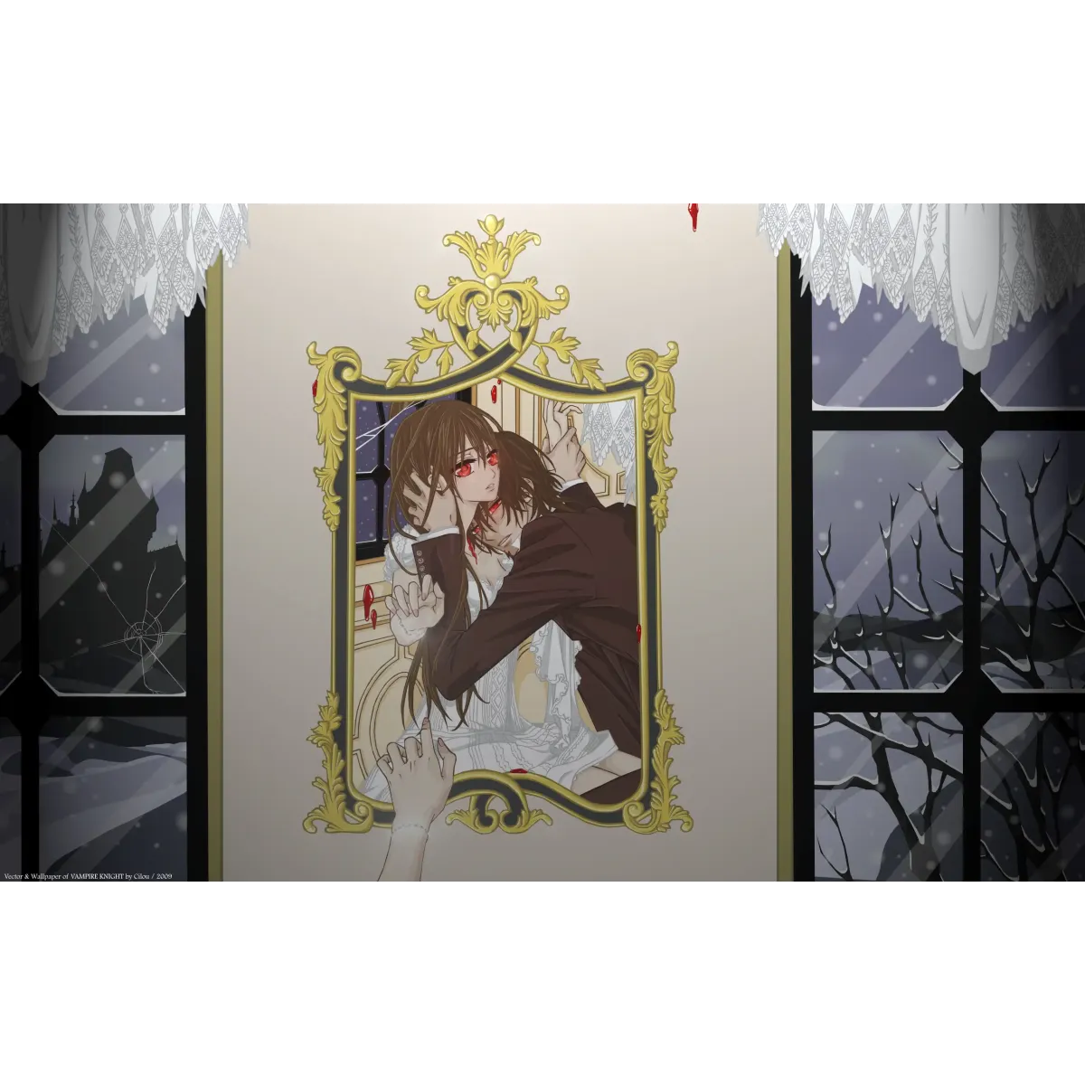 Anime Vampire Knight Mouse Pad (Desk Mat)