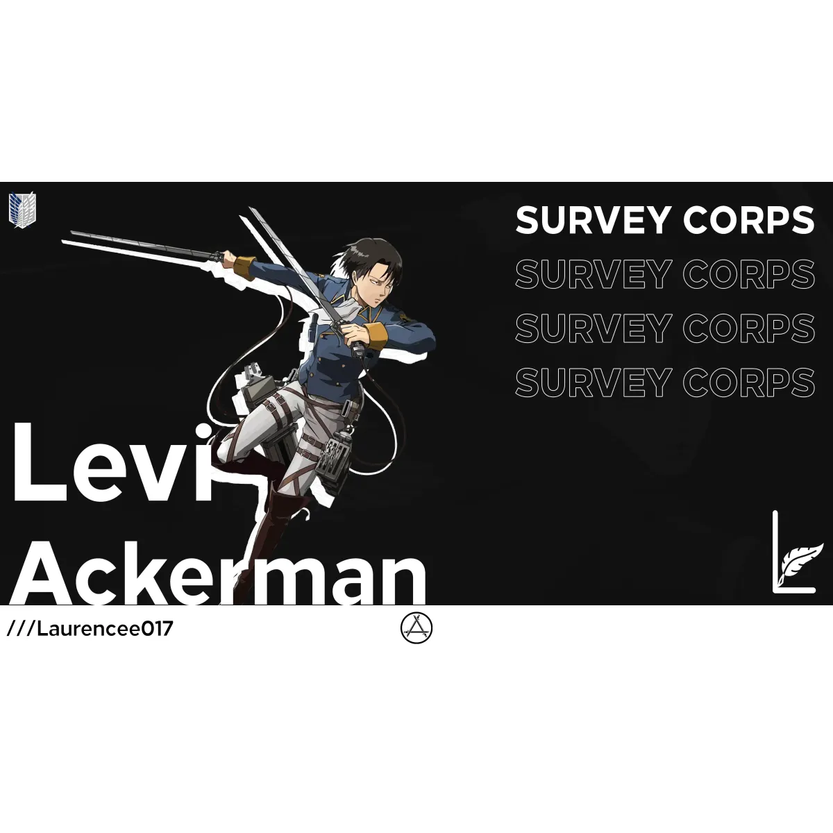 Levi Ackerman  Mouse Pad (Desk Mat)