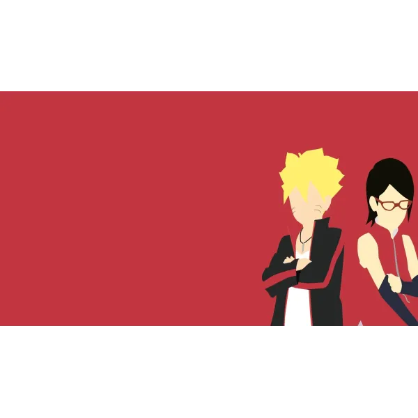 Boruto and Sarada Mouse Pad (Desk Mat)