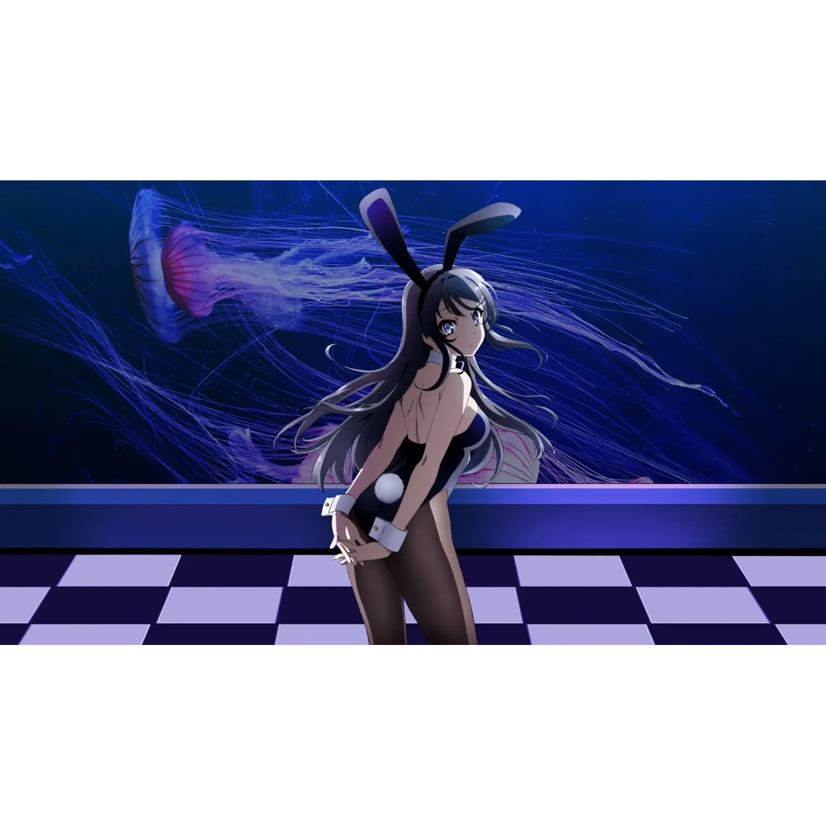 Bunny Girl  Mouse Pad (Desk Mat)