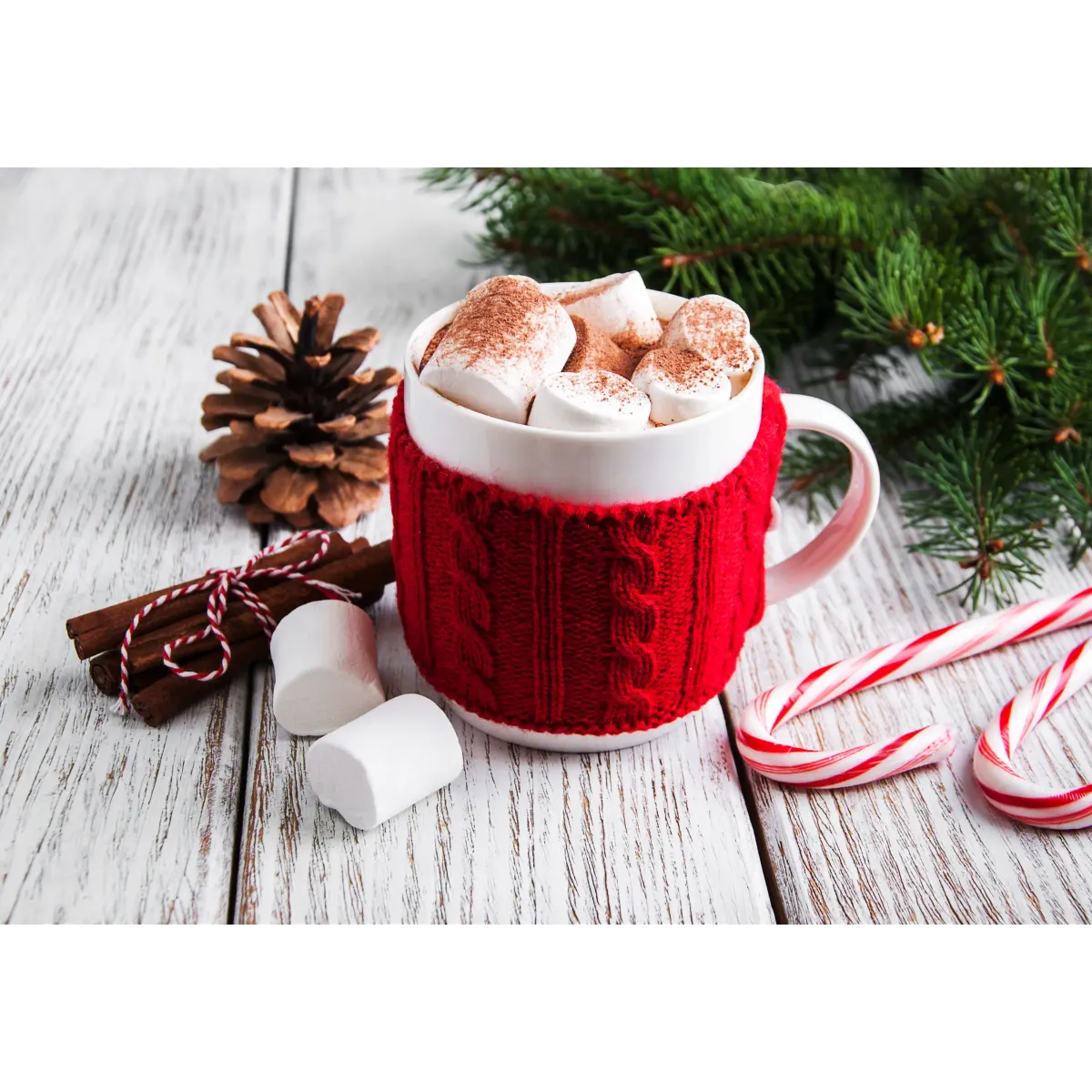 Food Hot Chocolate Mouse Pad (Desk Mat)