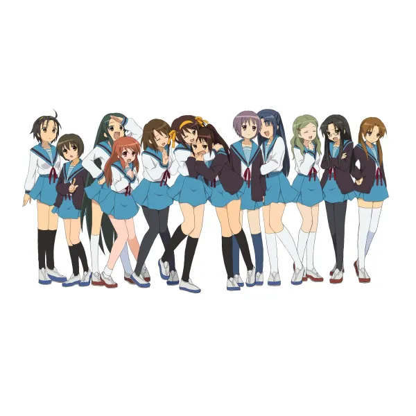 The Melancholy Of Haruhi Suzumiya  Mouse Pad (Desk Mat)