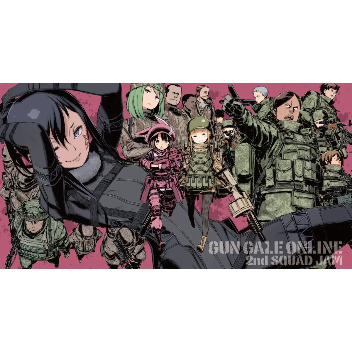 Sword Art Online Alternative: Gun Gale Online  Mouse Pad (Desk Mat)