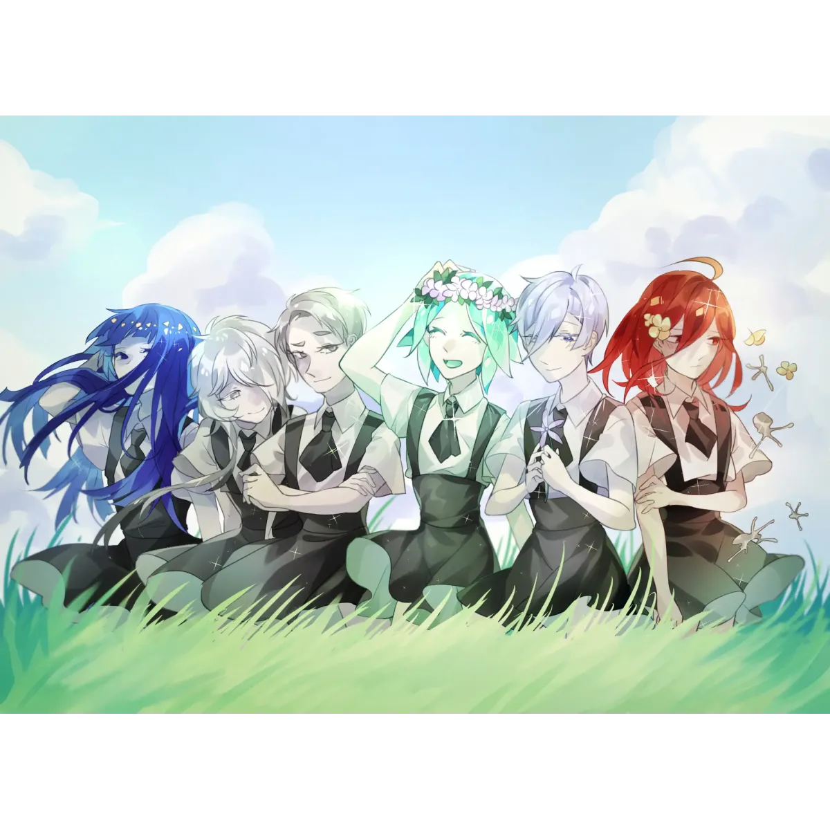 Anime Houseki no Kuni  Mouse Pad (Desk Mat)