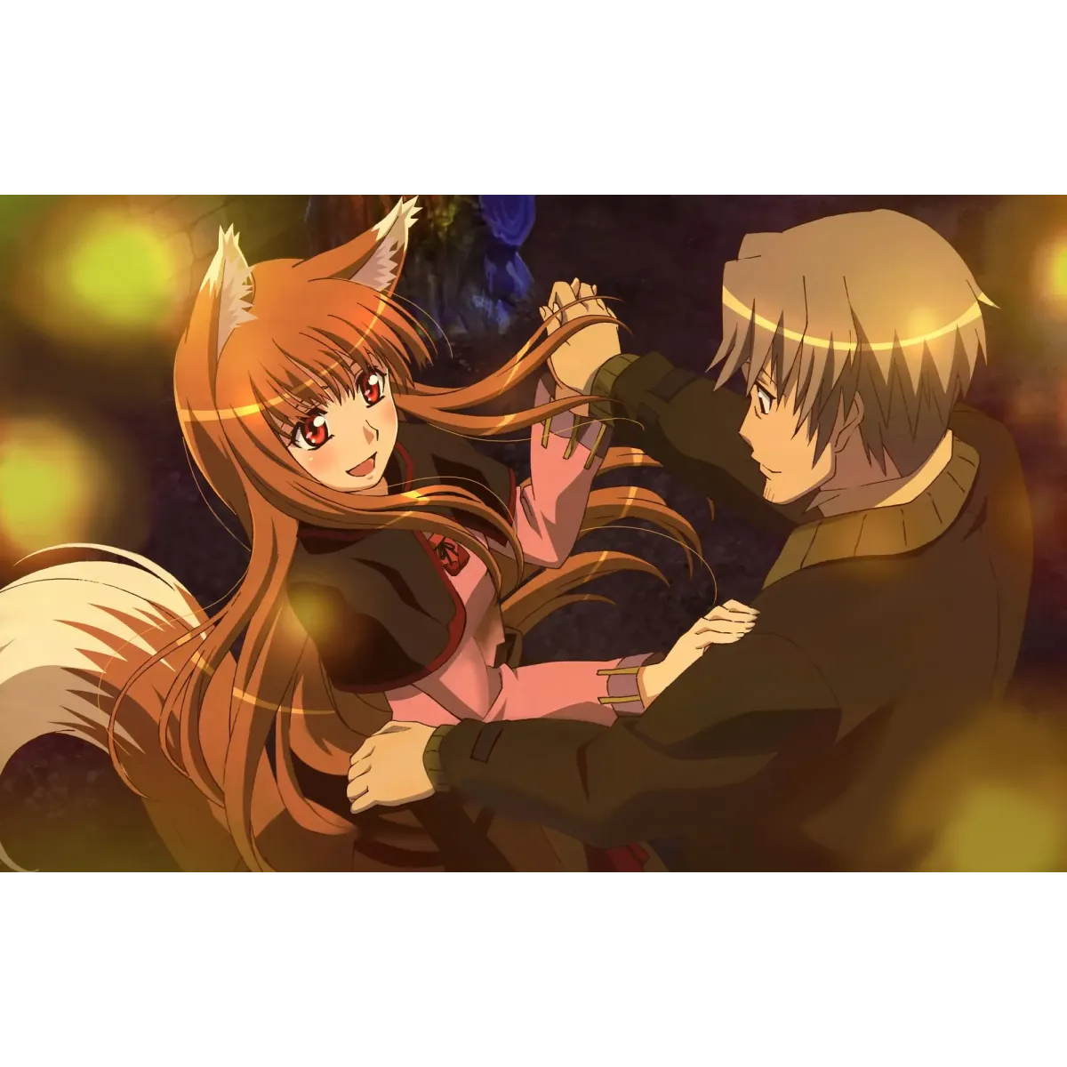 Anime Spice and Wolf Mouse Pad (Desk Mat)