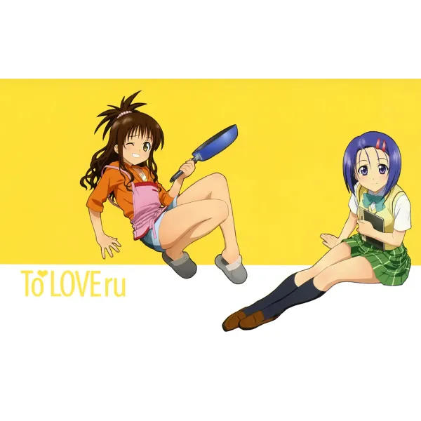 To Love-Ru  Mouse Pad (Desk Mat)