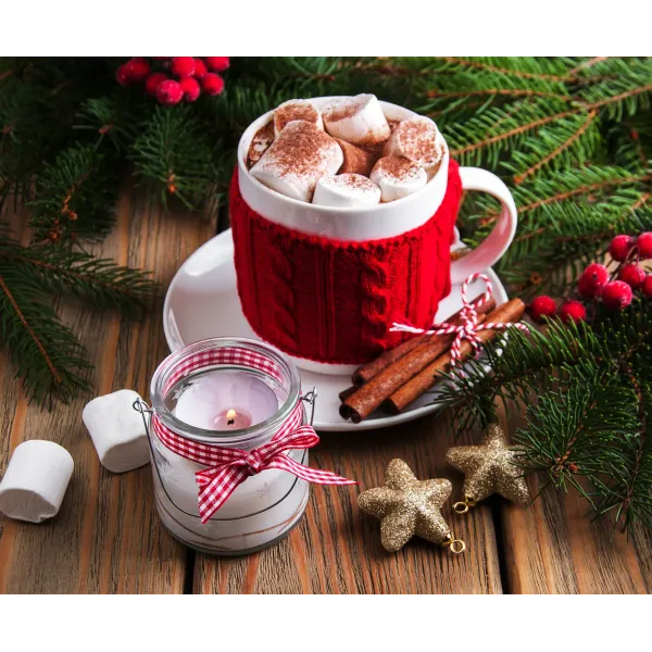 Food Hot Chocolate Mouse Pad (Desk Mat)