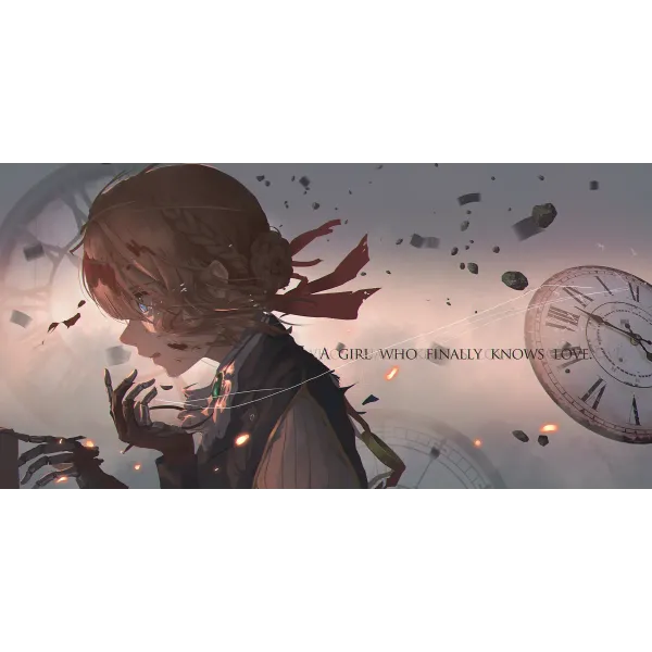 Anime Violet Evergarden  Mouse Pad (Desk Mat)