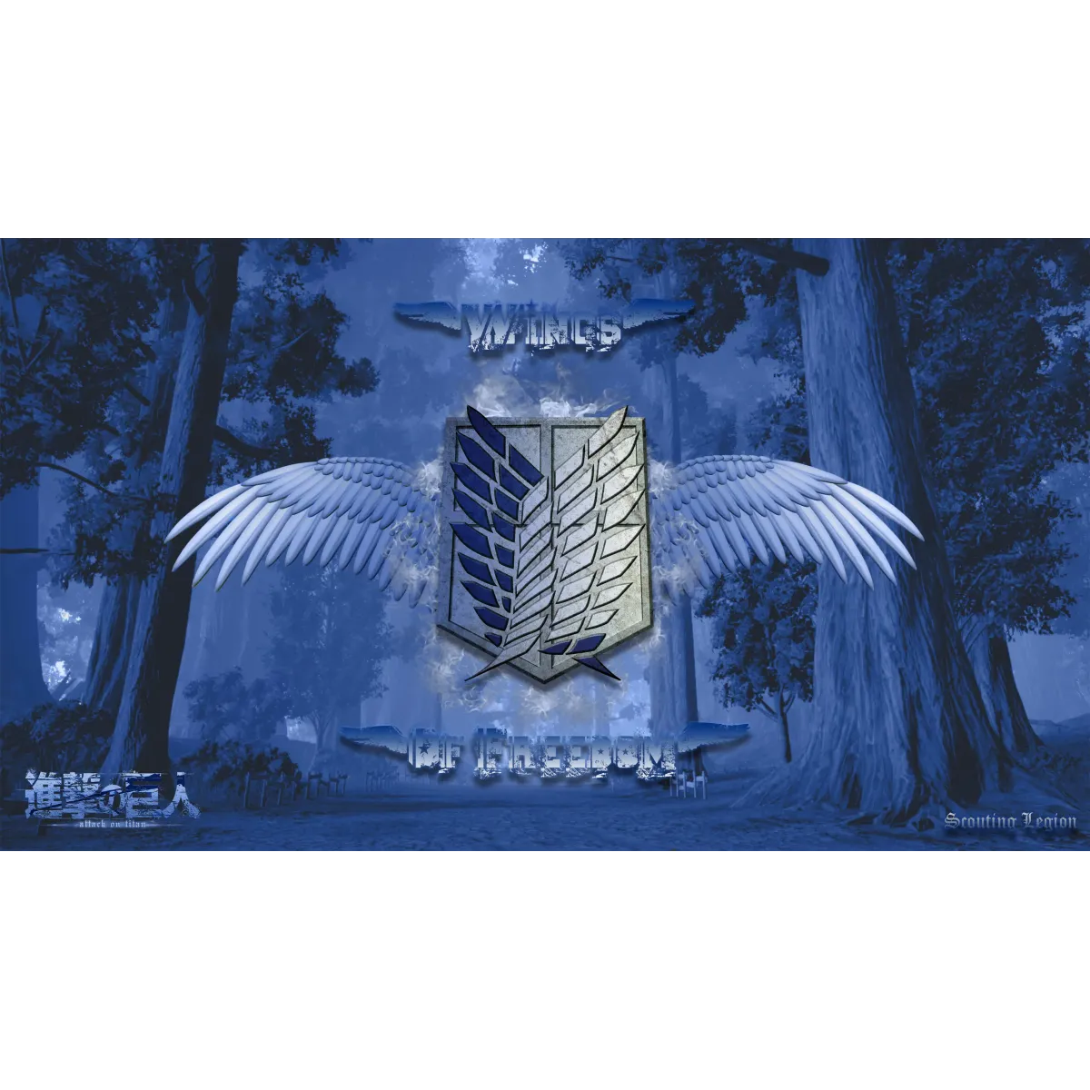 Scouting Legion: Wings Of Freedom  Mouse Pad (Desk Mat)