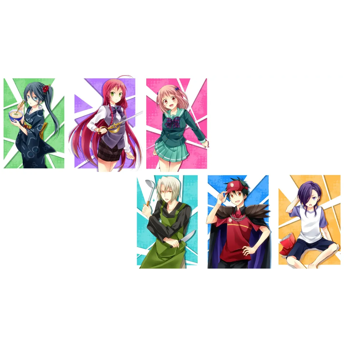 Anime The Devil Is a Part-Timer! Mouse Pad (Desk Mat)