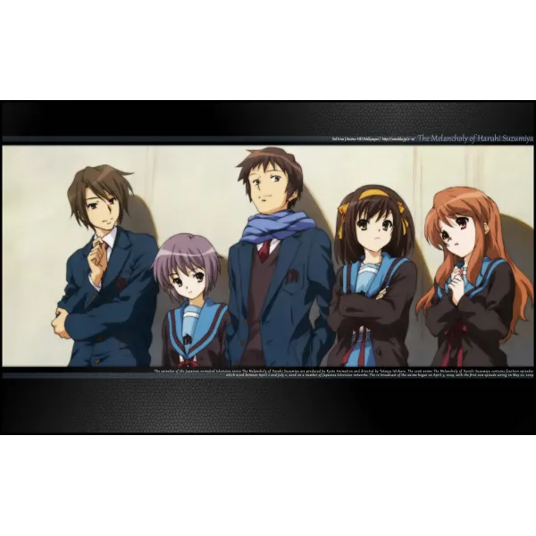 Anime The Melancholy Of Haruhi Suzumiya Mouse Pad (Desk Mat)