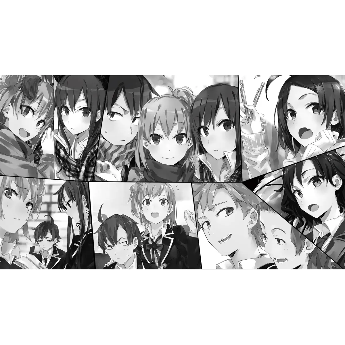 Oregairu - Light Novel Illustrations  Mouse Pad (Desk Mat)