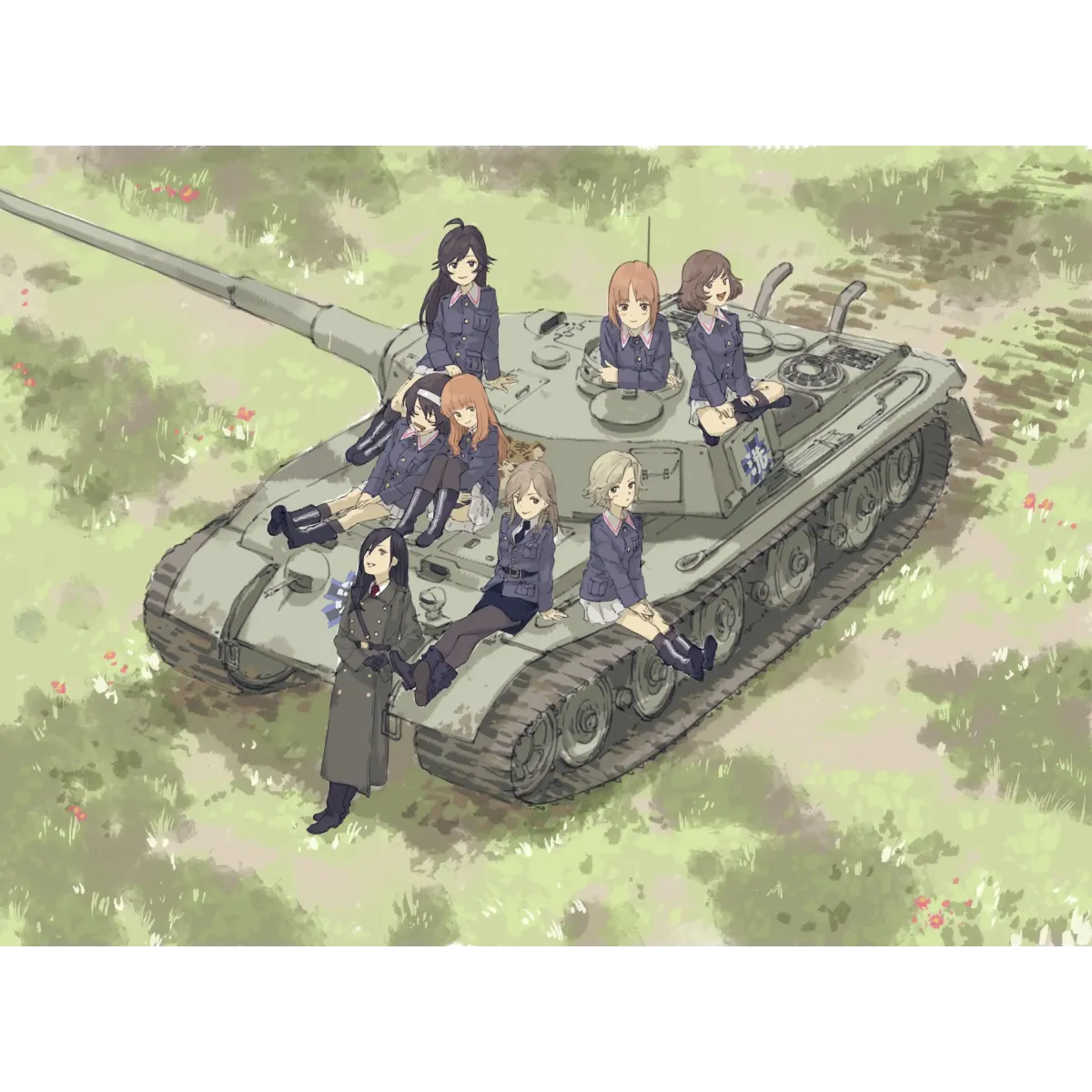 Girls und Panzer Zweite  Mouse Pad (Desk Mat)