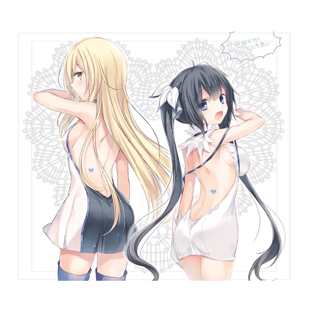 Aiz and Hestia Mouse Pad (Desk Mat)